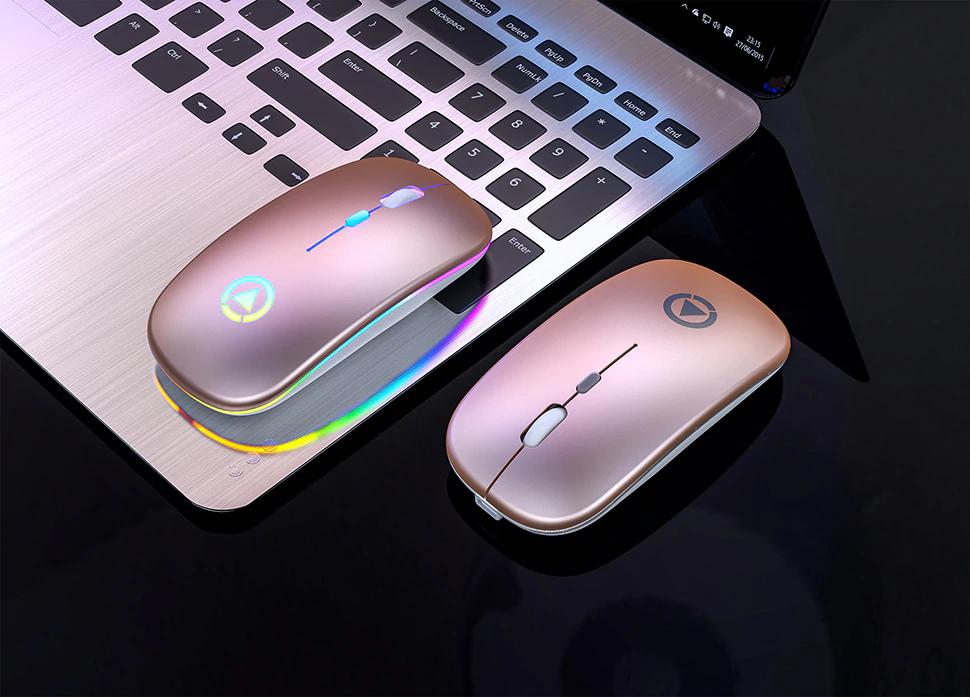 Wireless RGB Rechargeable Mouse