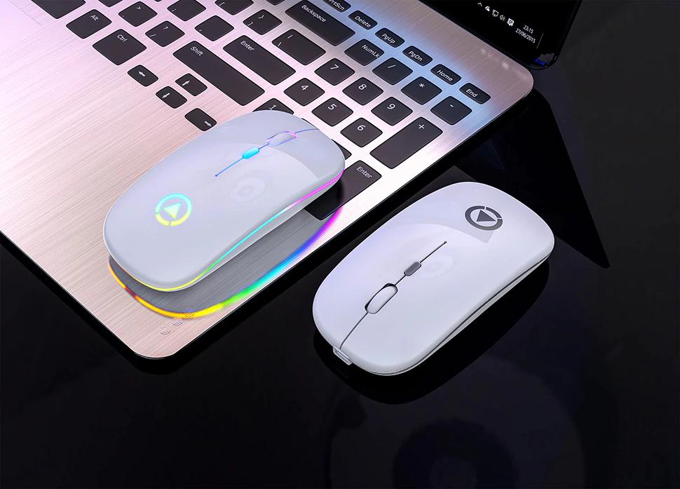 Wireless RGB Rechargeable Mouse