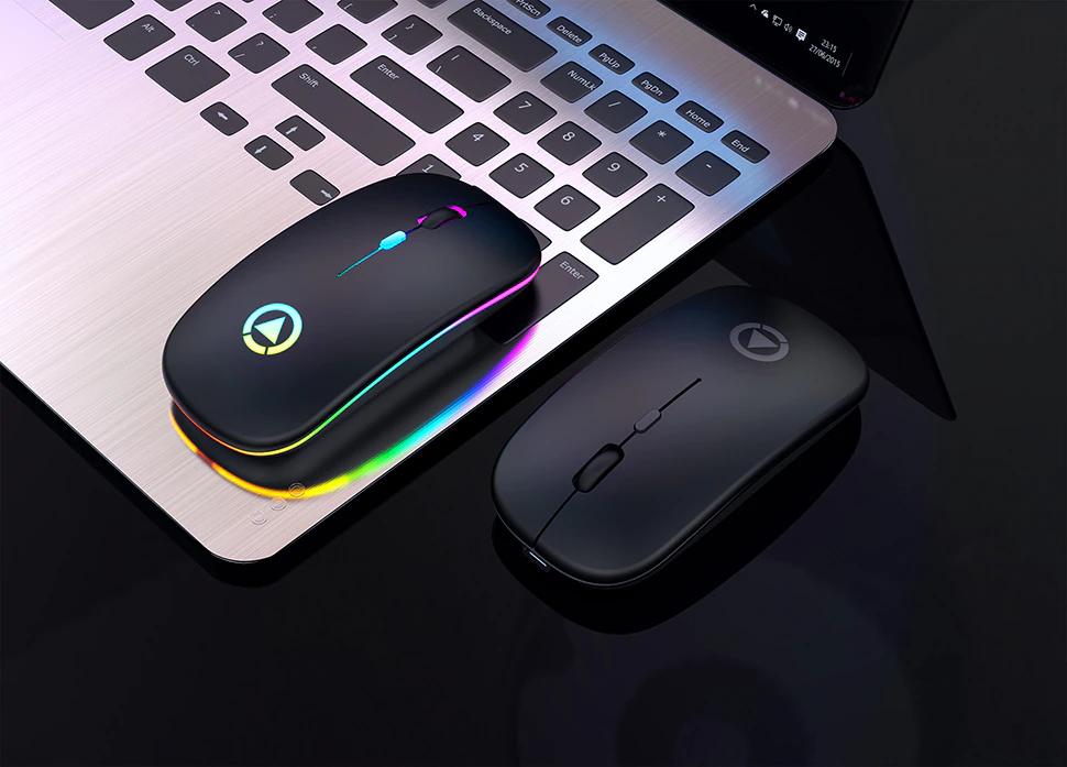 Wireless RGB Rechargeable Mouse